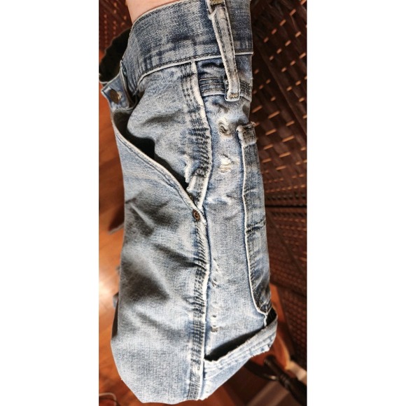 Vintage Wrangler Carpenter‎ Jeans 34x29 Blue Denim Straight Leg Workwear - Picture 11 of 15